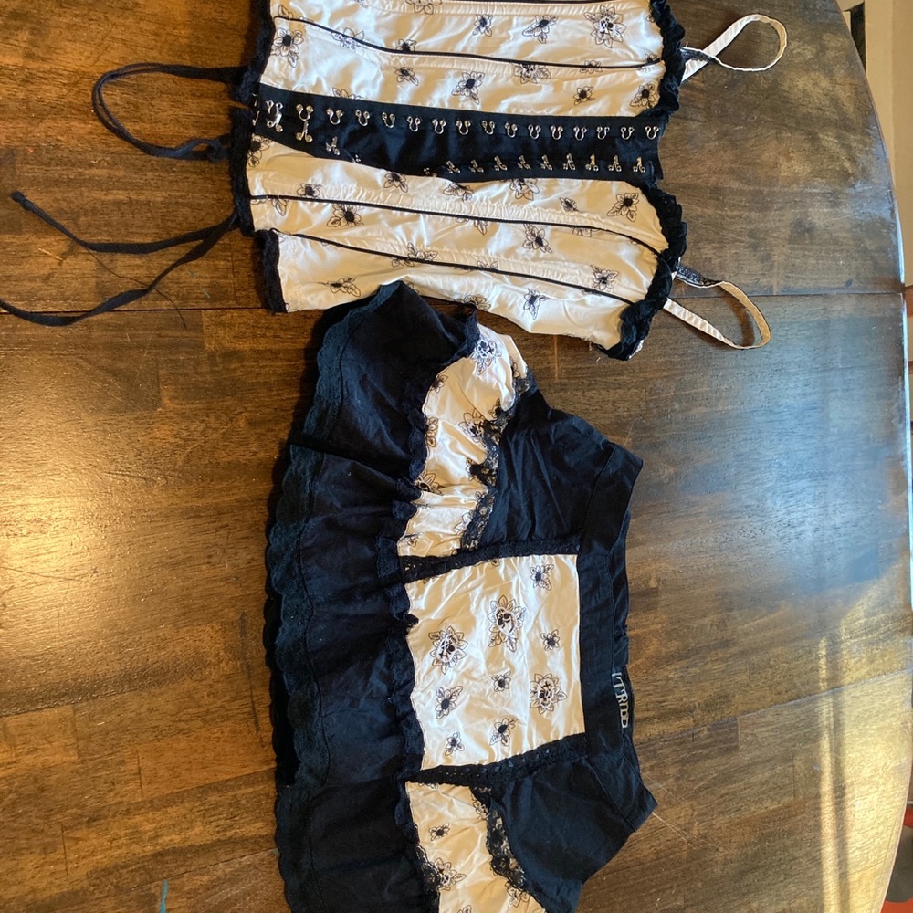 Tripp NYC corset and skirt